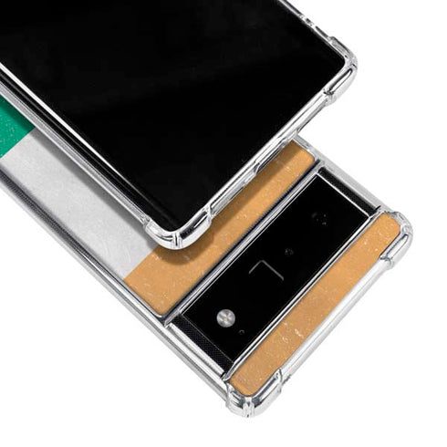 Ivory Coast Flag Distressed Google Pixel 6 Clear Case